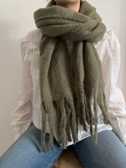 Khaki scarf