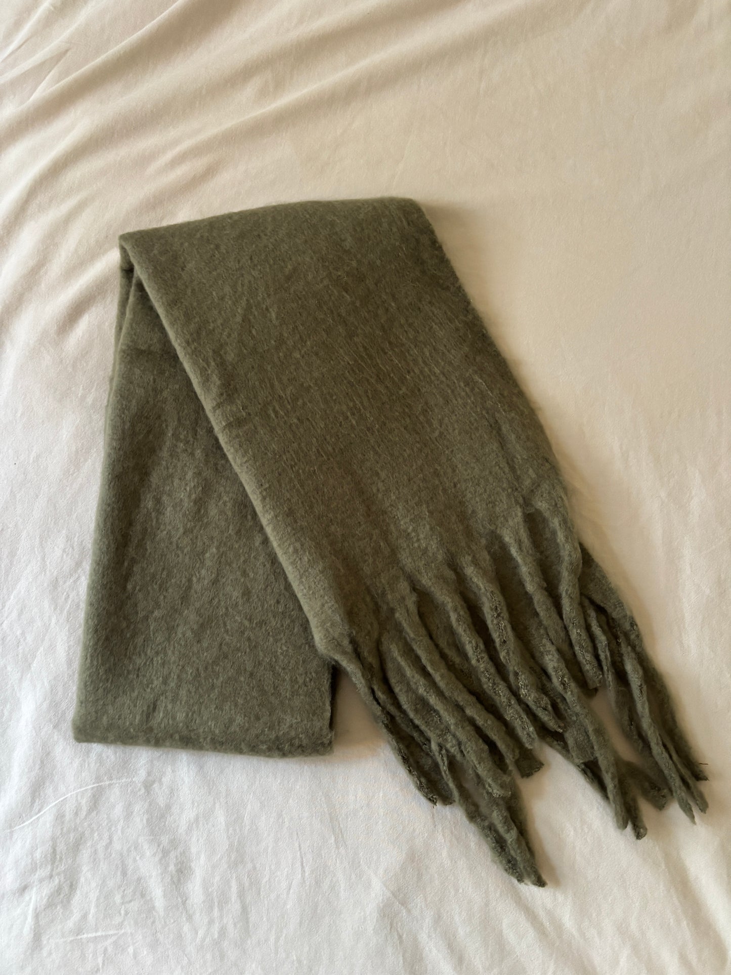 Khaki scarf