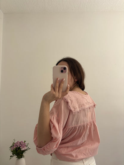 Roze blouse Anouk