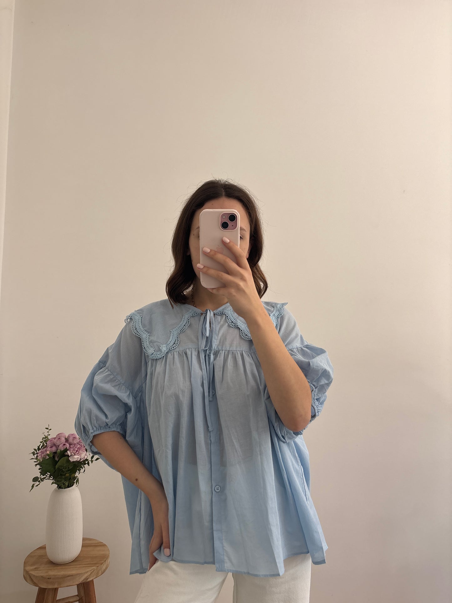 Blouse Anouk blauw