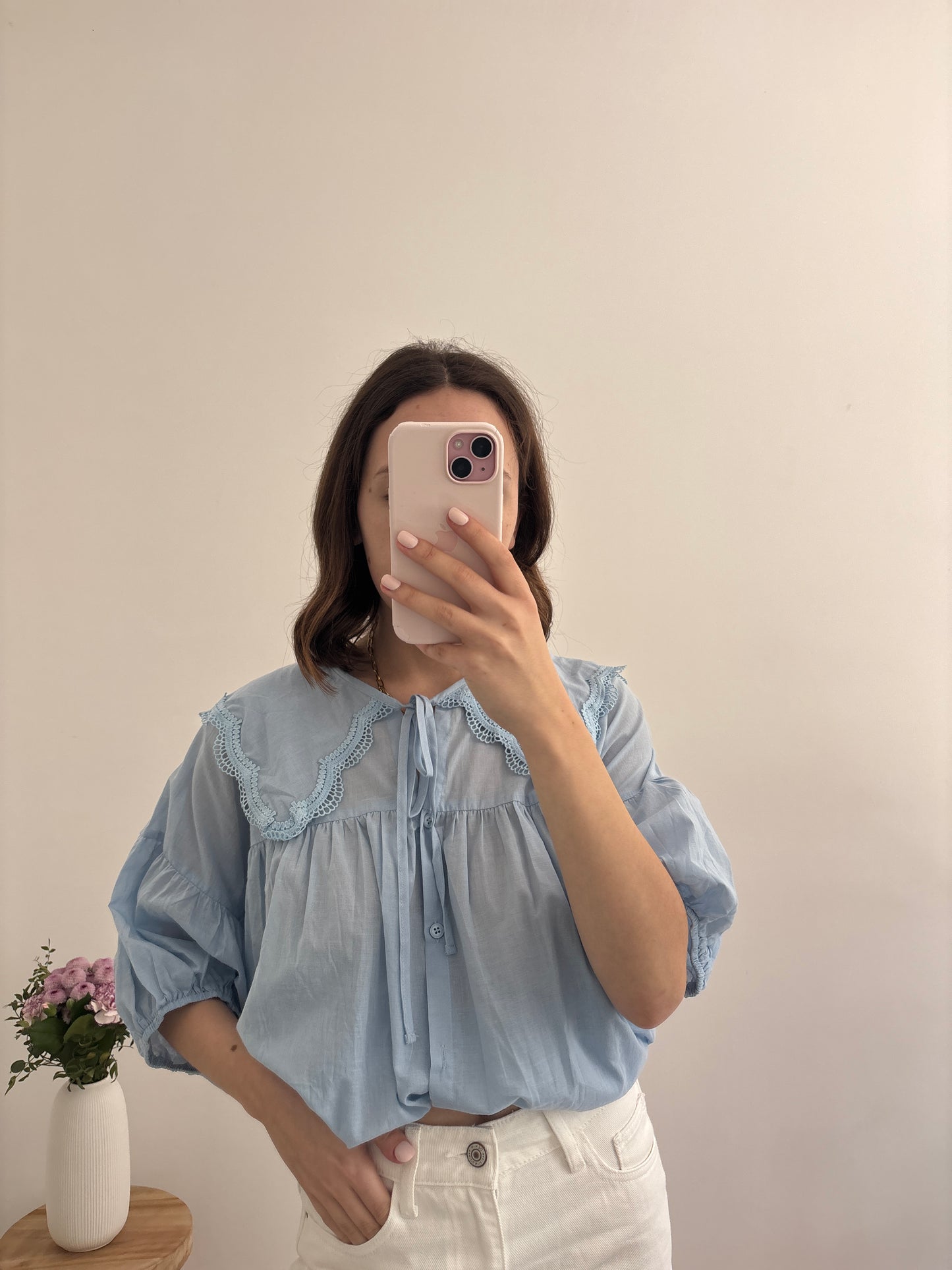 Blouse Anouk blauw