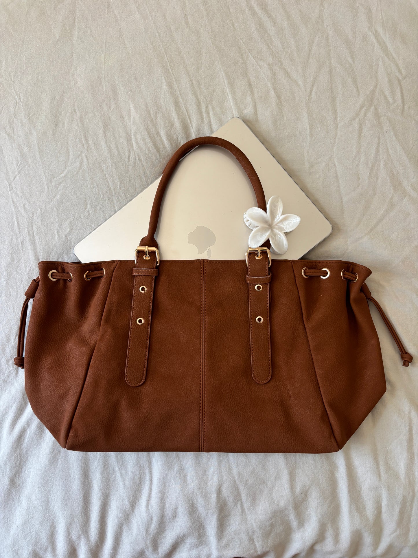 Sac Nélia suédine brown