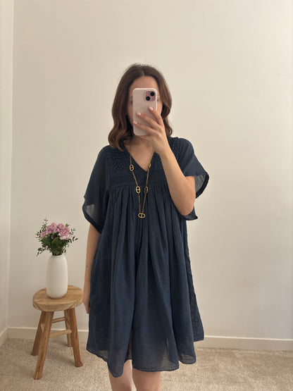 Navy Feline Dress