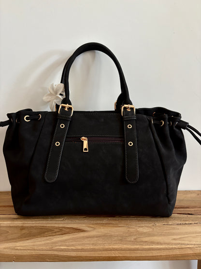 Sac Nélia suédine noir