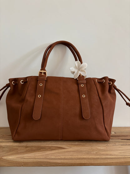 Sac Nélia suédine brown