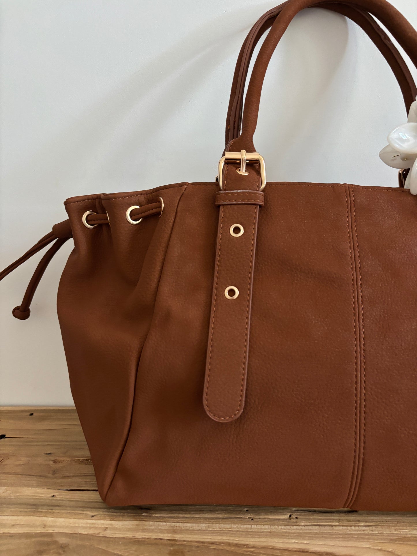 Sac Nélia suédine brown