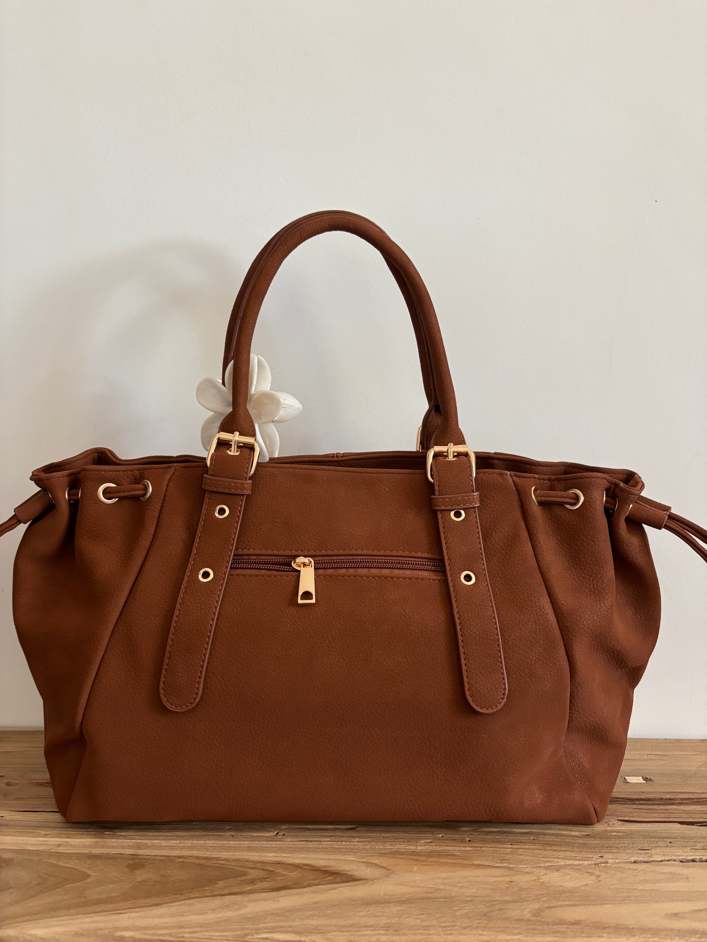 Sac Nélia suédine brown