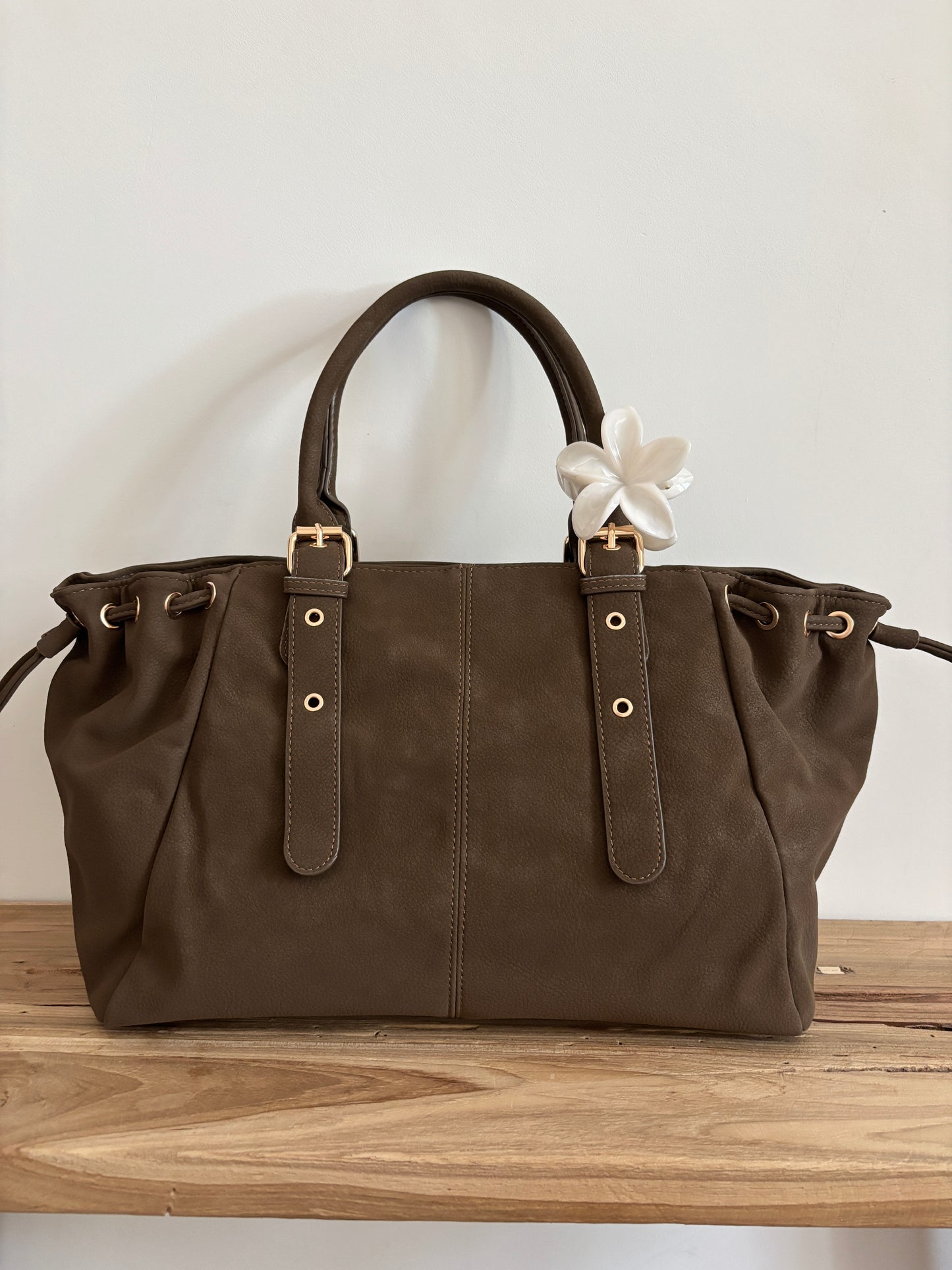 Tas Nélia suède taupe