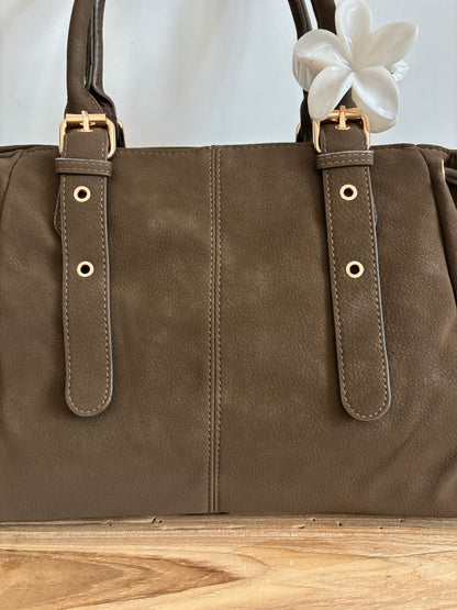 Tas Nélia suède taupe