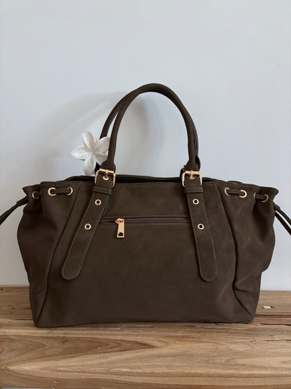 Tas Nélia suède taupe