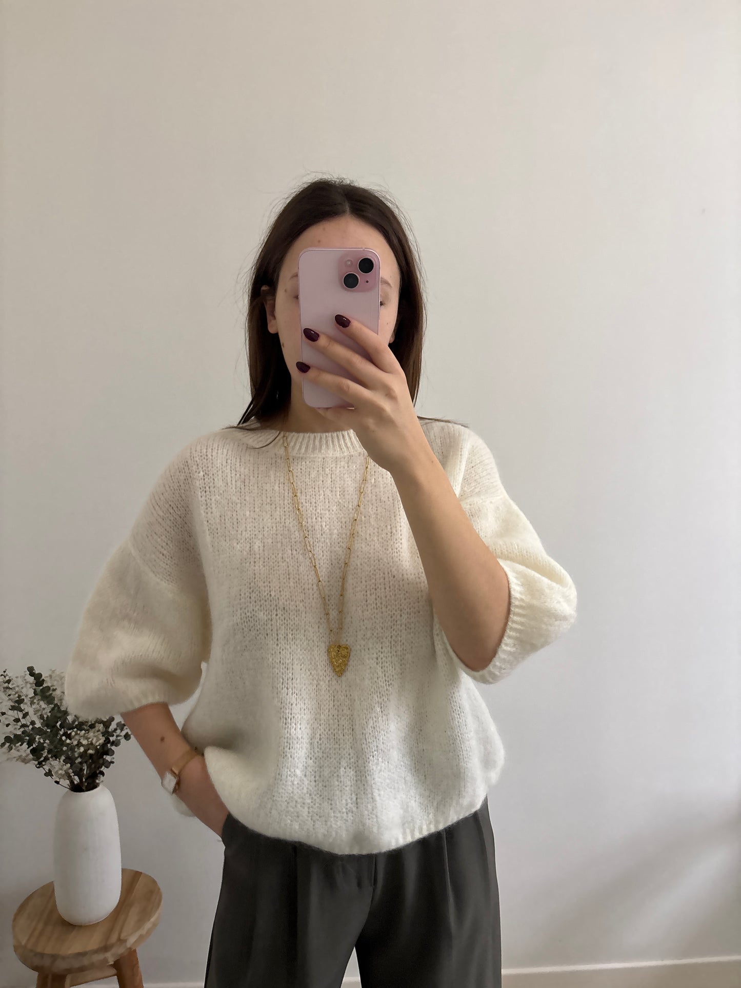 Olivia ecru sweater