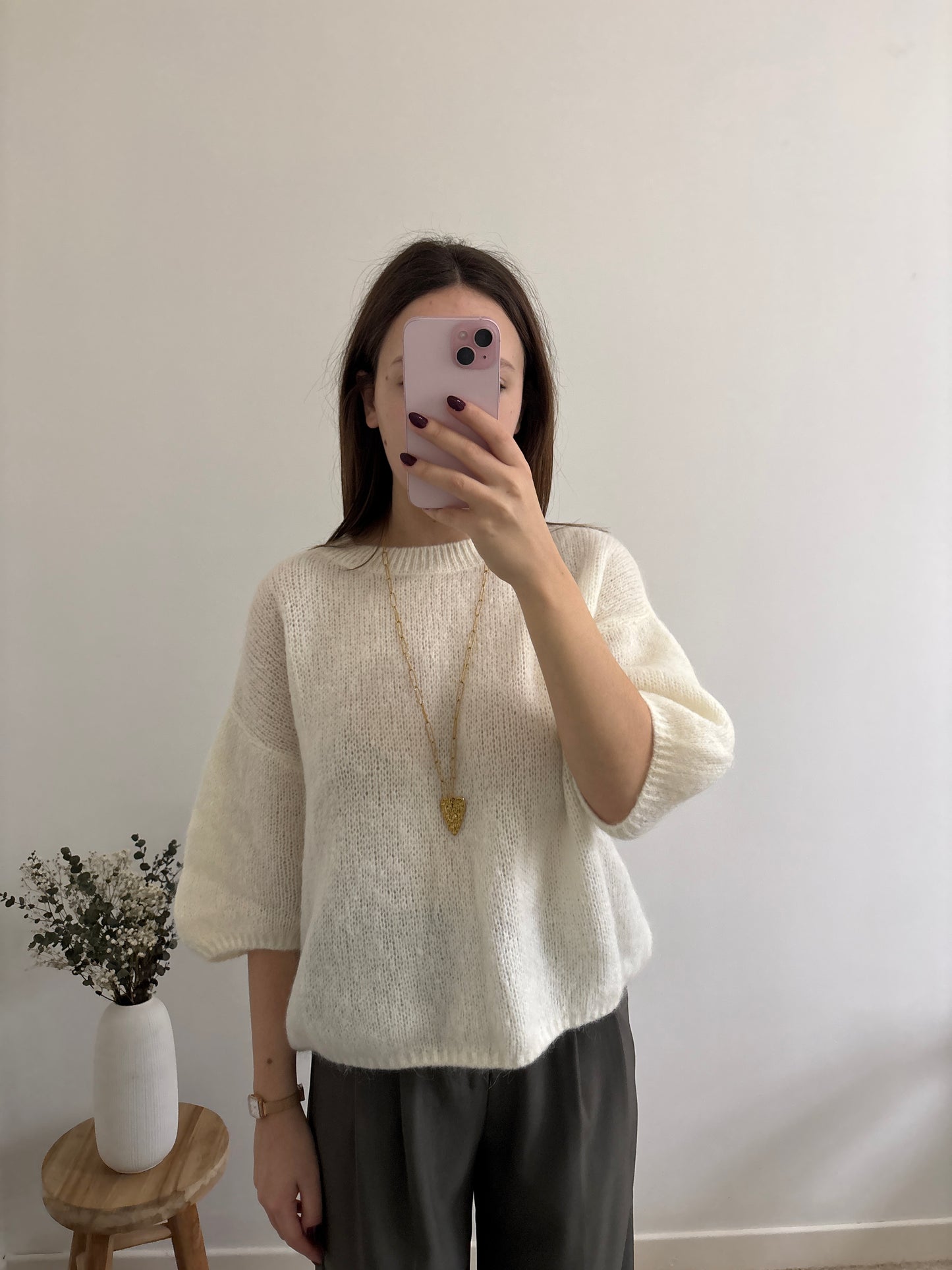 Olivia ecru sweater