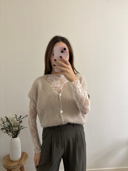 Amanda beige vest