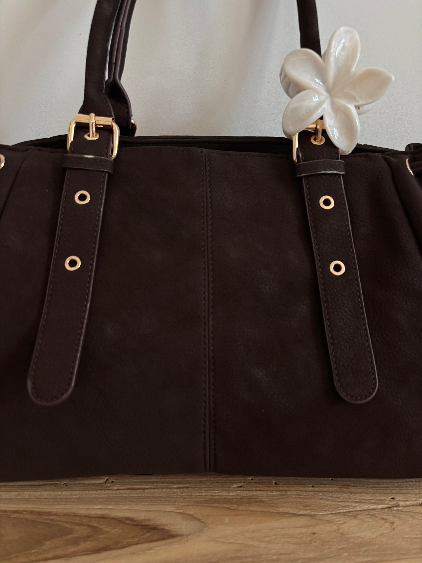 Sac Nélia suédine coffee