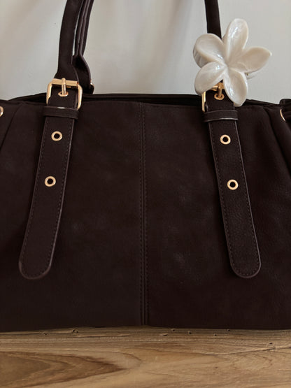 Sac Nélia suédine coffee