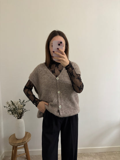Juliette taupe vest
