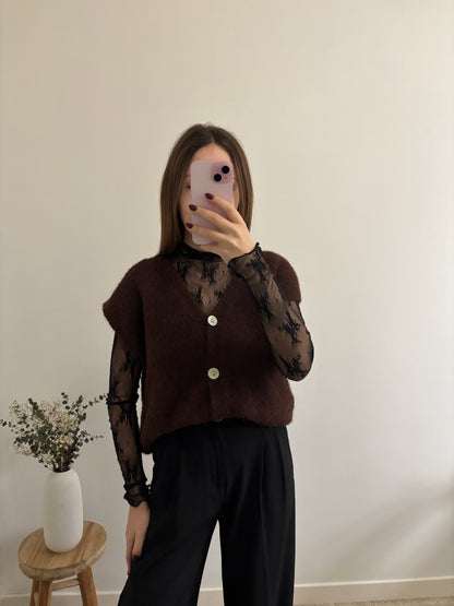 Brown Juliette Vest