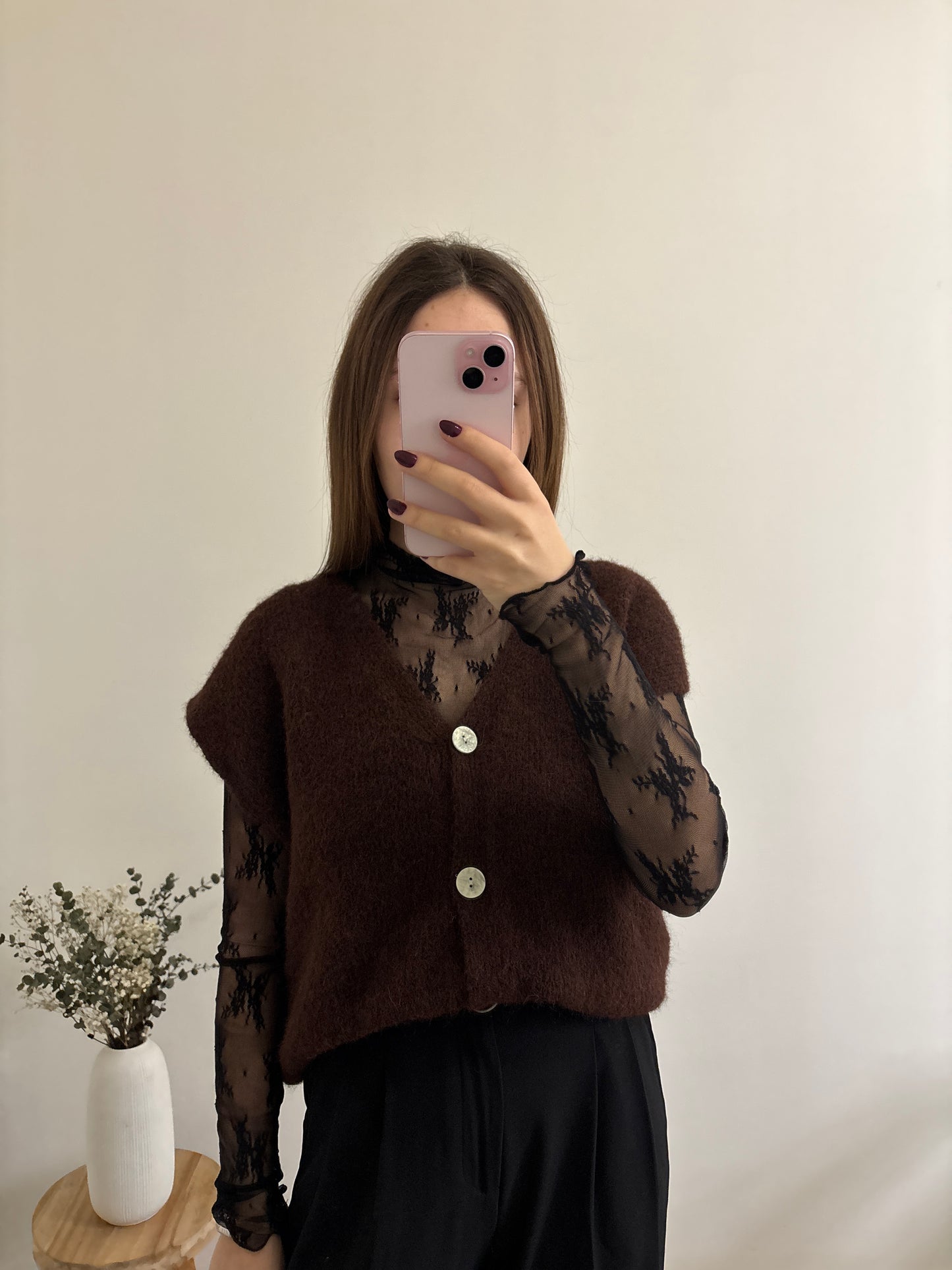 Brown Juliette Vest