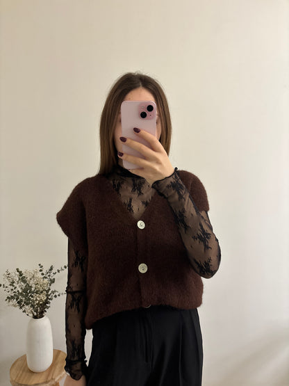 Brown Juliette Vest