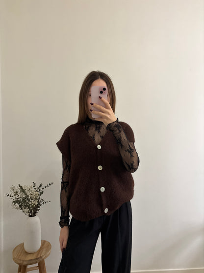 Brown Juliette Vest