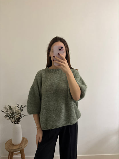 Olivia khaki sweater