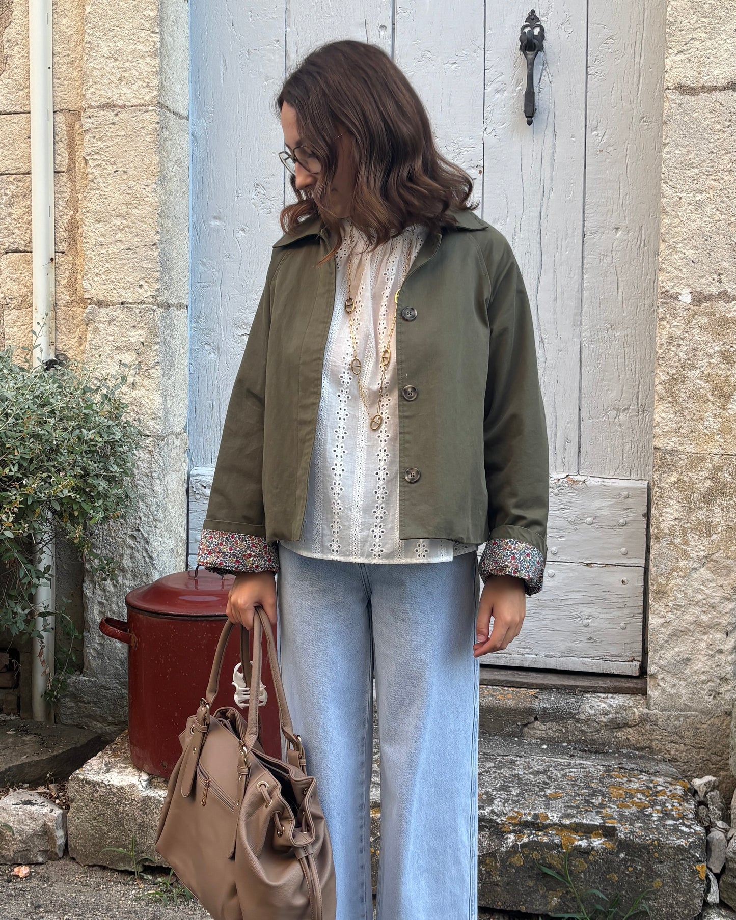 Trench Margaux kaki