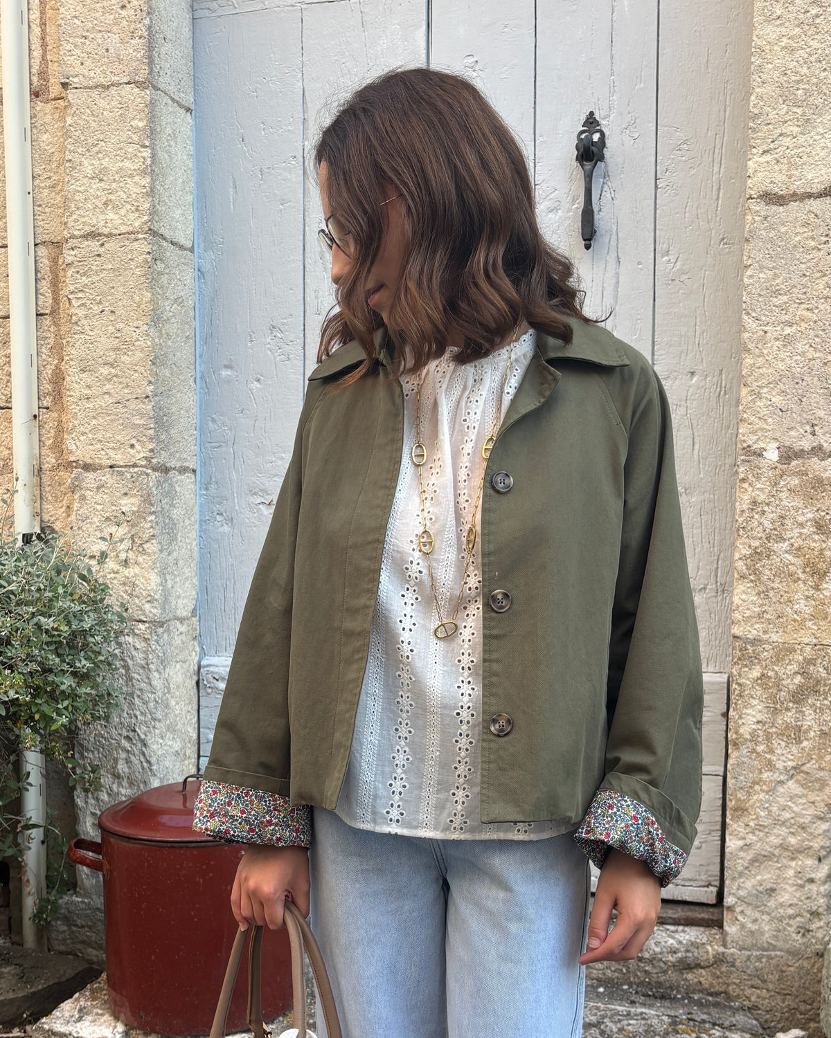 Trench Margaux kaki