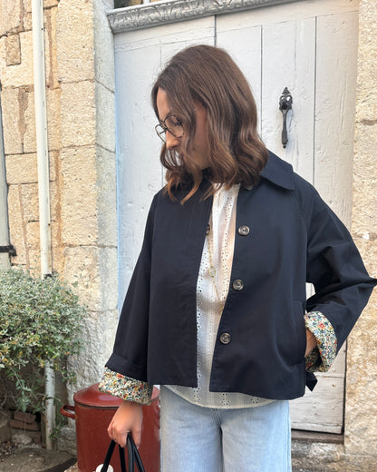 Trench Margaux marine