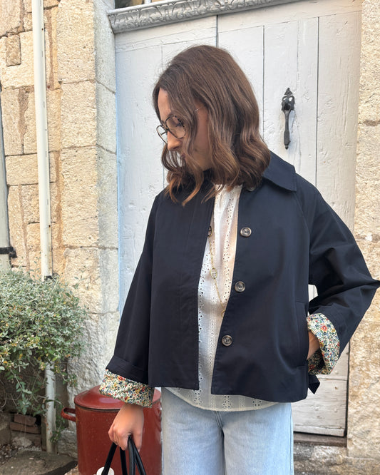 Trench Margaux marine