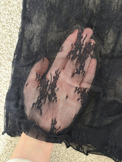 Black Laurie Lace Top