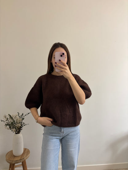 Olivia brown sweater