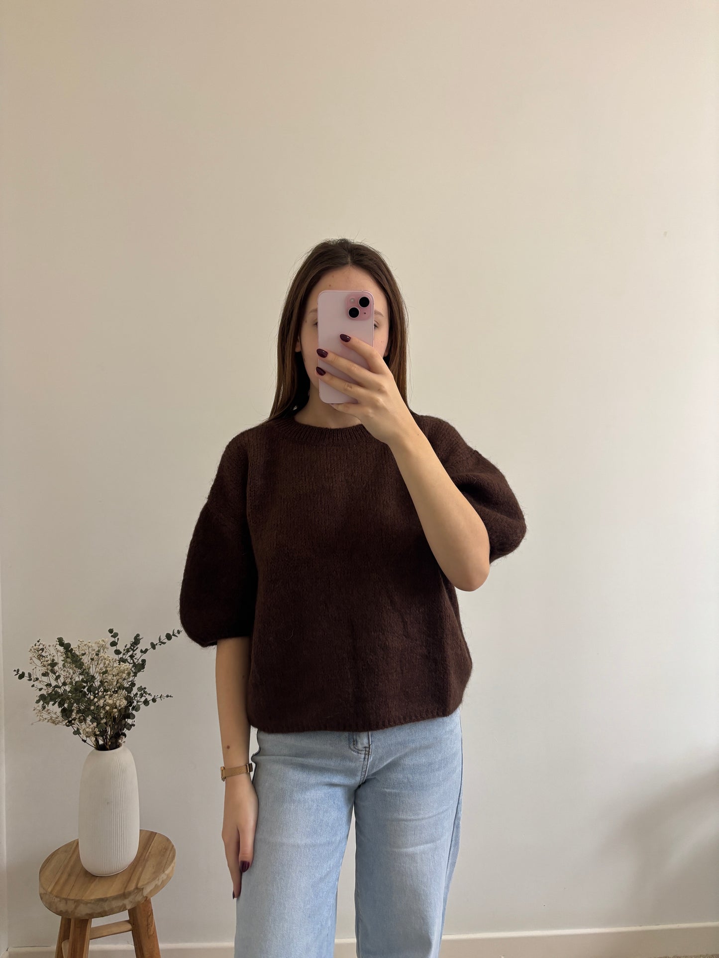 Olivia brown sweater