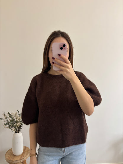 Olivia brown sweater
