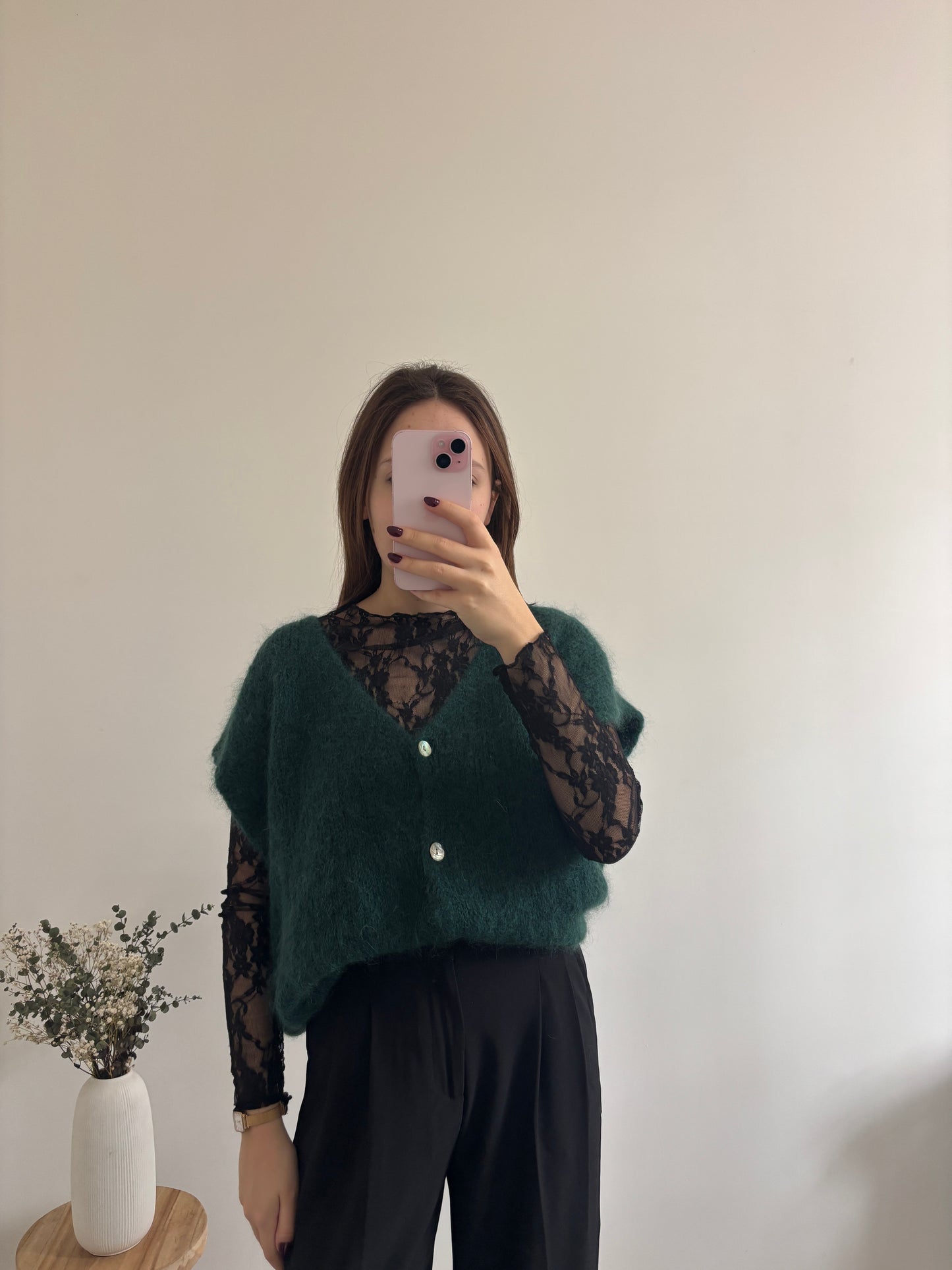 Amanda vest, fir green