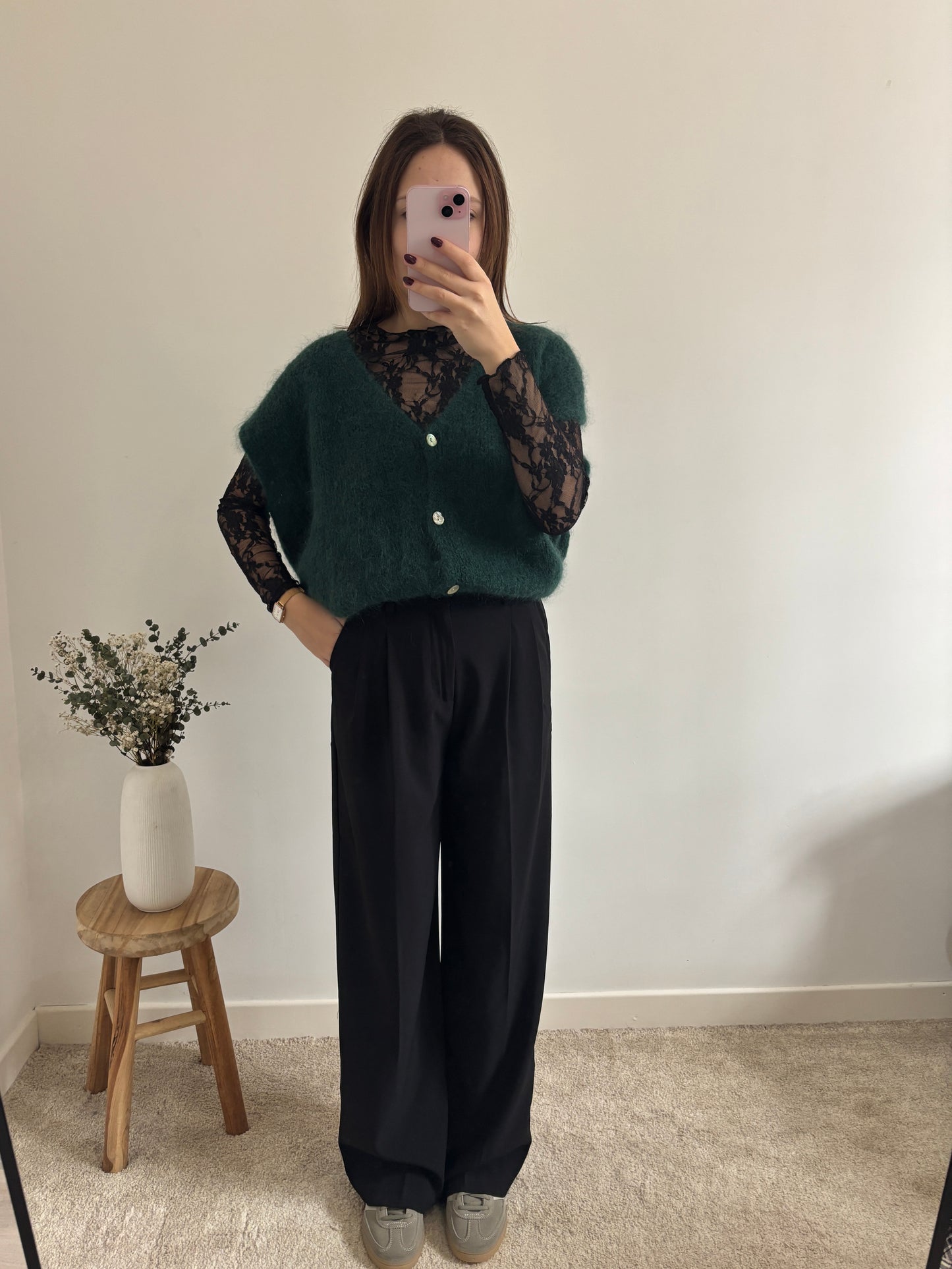 Amanda vest, fir green