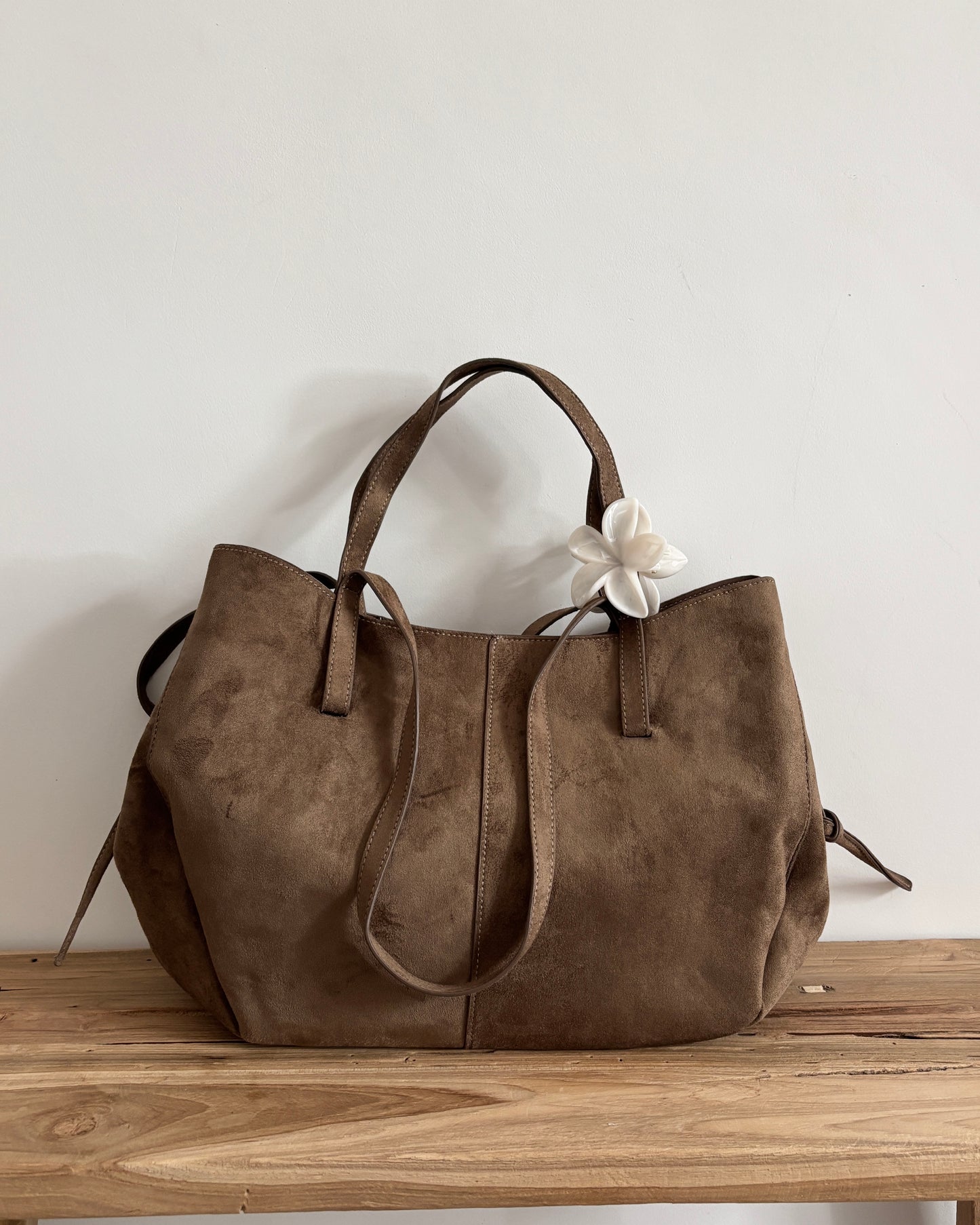Sac Aline taupe - suédine
