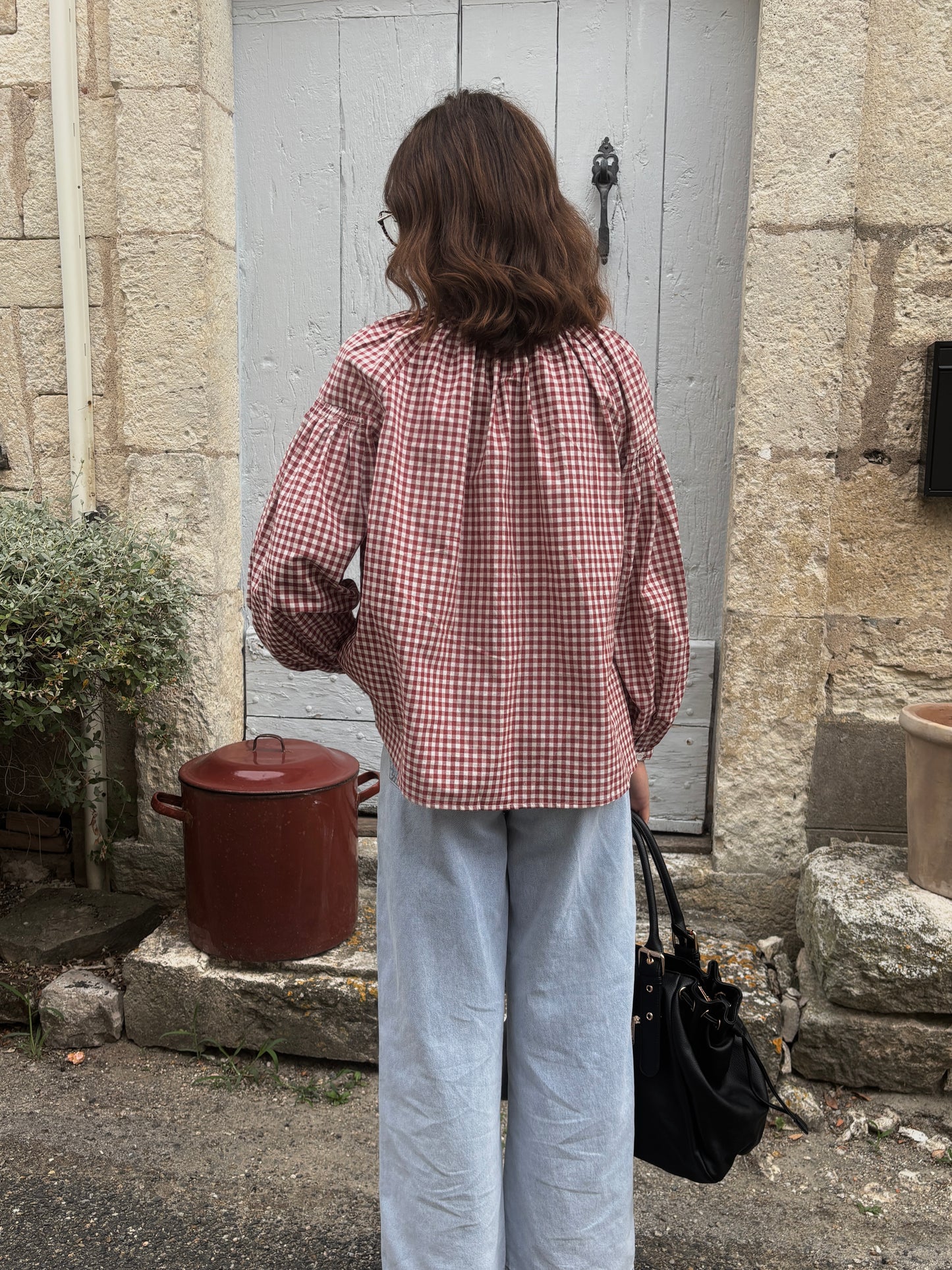 Blouse Charlie rouge