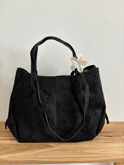 Sac Aline noir - suédine