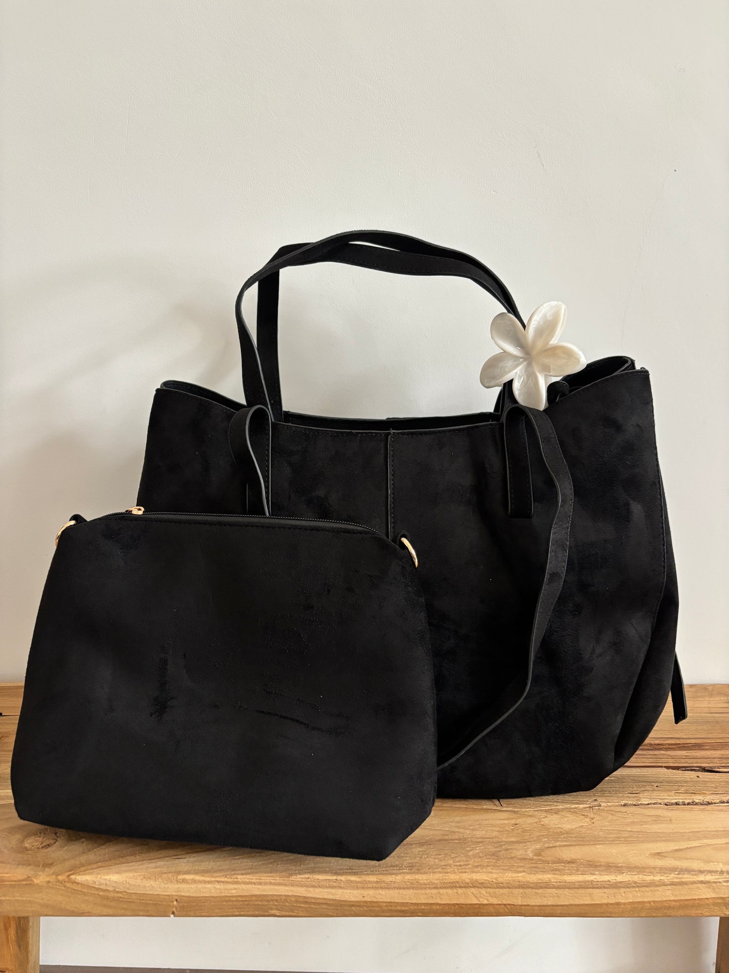Sac Aline noir - suédine