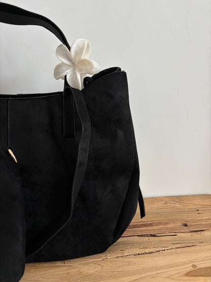 Sac Aline noir - suédine