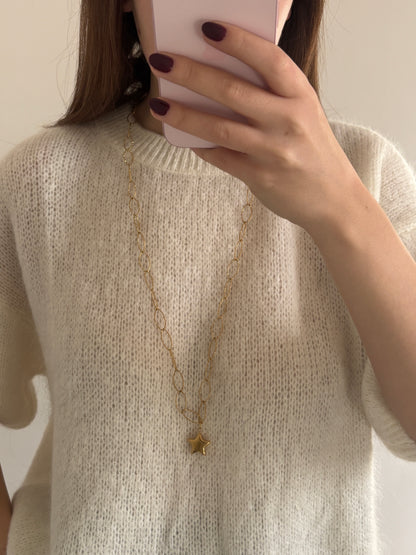 Sautoir étoile dorée