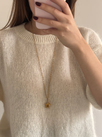 Sautoir étoile dorée