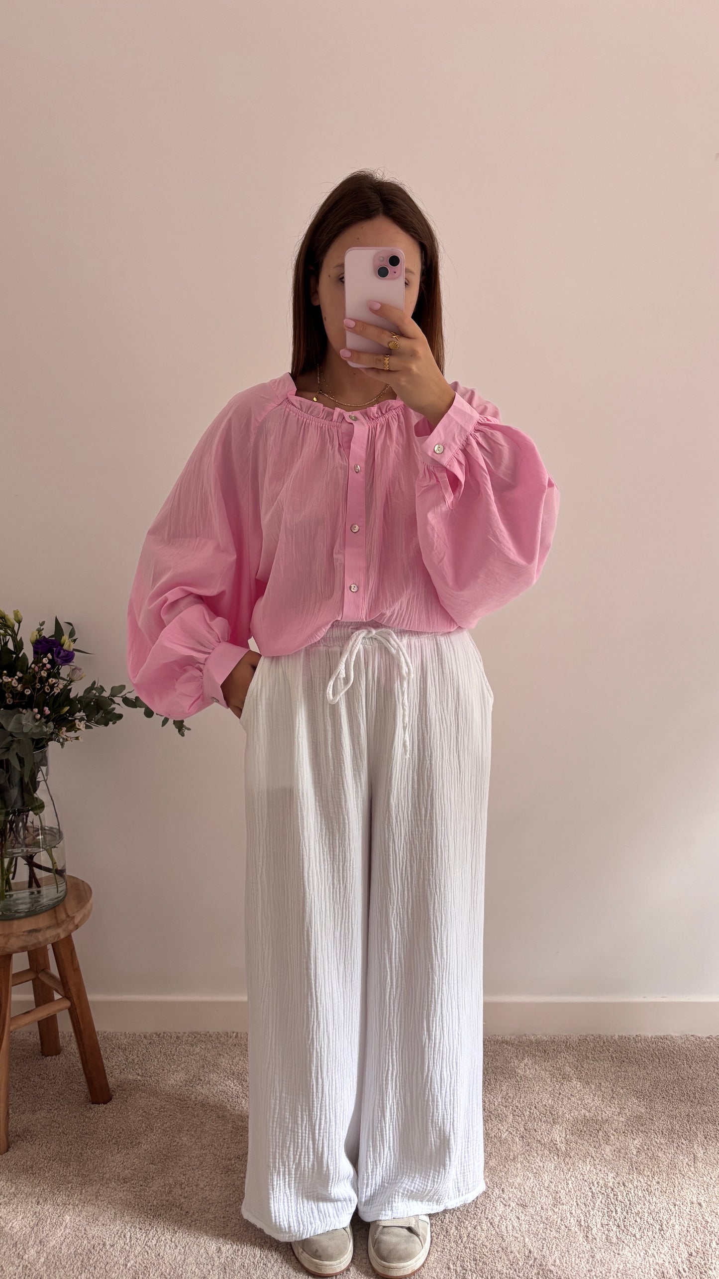 Pantalon Chloé blanc