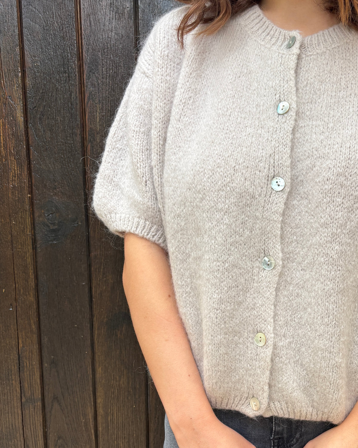 Lou beige cardigan