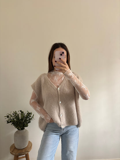 Black Laurie Lace Top