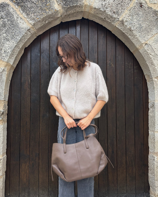 Lou beige cardigan