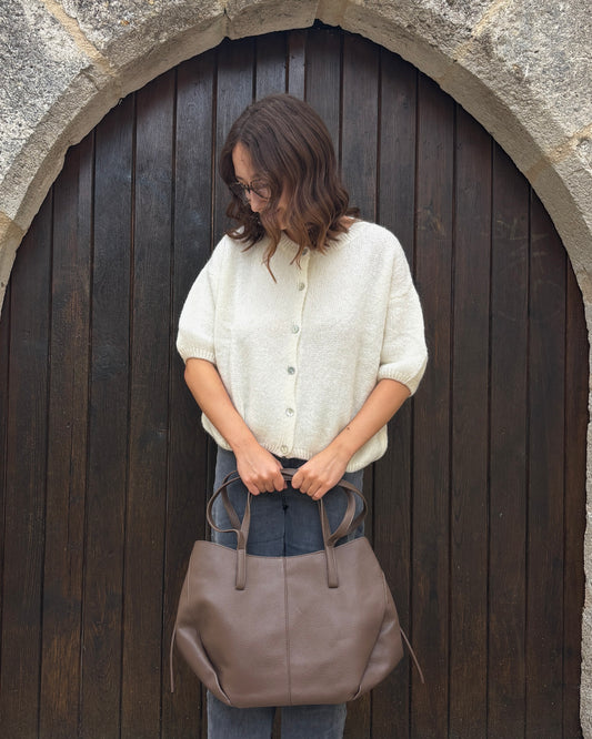 Lou ecru cardigan