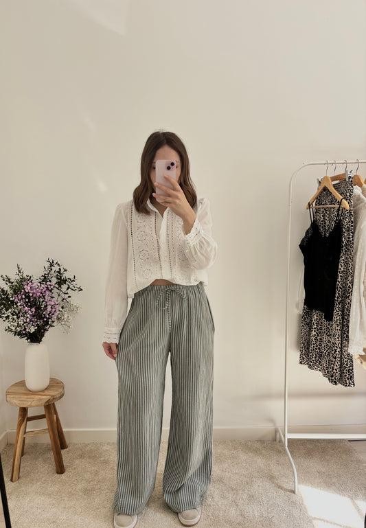 Pantalon Morgane vert