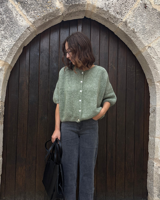 Light khaki Lou cardigan