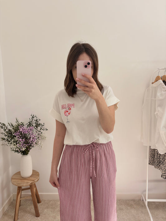 T-shirt Marie blanc